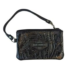 Check out Harley Davidson Womens Wristlet Coin Wallet Purse Black Leather Embossed Floral, the latest item I added on eBay! #eBay #eBaySeller Coin Wallet, Purse Black, Ebay Seller, Embossed Leather, Emboss, Made In The Usa, Purse Wallet, Harley Davidson, Coin