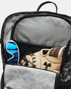 UA Storm technology delivers an element-battling, highly water-resistant finish|Foam padded back panel for enhanced comfort & breathability|Soft tricot-lined front valuables pocket & a hook & loop section for batting glove storage|Built-in fence hook for on field organization|Airvent shoe compartment on front is embroidery compatible for customization|Adjustable, removable UA Strap Clip™ on shoulder to prevent duffle bag from falling off when carrying both|Strap clip works best when sternum clip Breathable Functional Sports Backpack, Functional Breathable Sports Backpack, Functional Sports Backpack, Waterproof Functional Sports Backpack, Functional Waterproof Sports Backpack, Functional Black Sports Backpack, Tactical Nylon Sports Bag, Durable Practical Sports Backpack, Practical Durable Sports Backpack