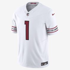 This Kyler Murray Jersey delivers an authentic touch on game day with official team details and a tribute to your favorite player. Sweat-wicking technology helps provide consistent comfort as you rep the Arizona Cardinals. Kyler Murray, High Top Air Force, Deandre Hopkins, Embroidered Name, Nike Vapor, Collared Sweatshirt, Cargo Jacket, Arizona Cardinals, 3d T Shirts