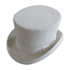 PRICES MAY VARY. 1.18" Rolled Brim, 5.3" Crown. Comfortable Soft Liner,Top Quality, Please attention,because the hat is wool materials,Some of the impurities in the white hat are normal,pls do not mind. Packaging come with reliable box,to avoid hat out of shape Hat Size: M=22"-22.8"=56cm-58cm Please reference for the detail size before ordering.Thanks 
Please reference for the following size chart before ordering:
 
Fashion Top Hat Size,M(medium)=22"-22.8"=56cm-58cm
 
For how to measure your hea Top Hats For Women, Mad Hatter Top Hat, White Victorian, Woolen Hat, Magic Hat, Felt Material, White Hat, Wedding Hats, Fashion Top