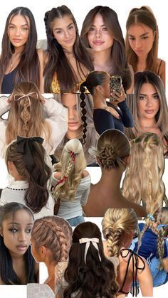 Hair For Track, Hair Styles Asian, 70 Hairstyles, 2000s Hairstyles, Preppy Hairstyles, Hairstyle Examples, Short Grunge Hair, Cute Simple Hairstyles, Beautiful Braided Hair