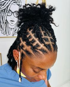 Female Loc Styles, Dreadlocks Hairstyles, Short Dreads, Natural Dreadlocks