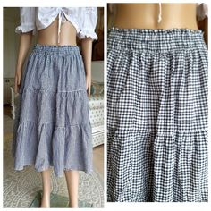 "womens skirt Vintage Gingham skirt plaid skirt Tiered Skirt black white Skirt Boho Skirt Midi Skirt XL Houndstooth Skirt height of the woman in the photo - 180 cm Please refer to photos for details of condition. Condition: very good vintage Measurements: Length: 72 cm/28.3\" Waist: 78-100 cm/30.7-39.4\" Hips: FREE Size: XL note The color on the pictures may vary due to monitor settings and light reflections. Ready to ship Please do not hesitate to contact with me for any questions. Thank you fo Casual Fitted Gingham Skirt, Fitted Gingham Skirt For Summer, Summer Plaid Pleated Skirt, Fitted Gingham Mini Skirt For Summer, Summer Plaid Mini Skirt, Casual Fitted Gingham Mini Skirt, Fitted Gingham Mini Skirt Casual, Casual Houndstooth Skirt For Summer, Casual Gingham Mini Skirt