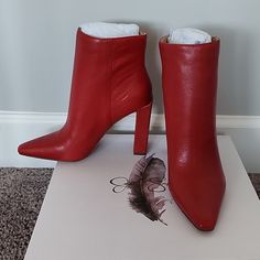 New. Size 6m Jessica Simpson Shoes, Jessica Simpson, Bootie Boots, Ankle Boots, Size 6, Gucci, Women Shoes, Boots, Red