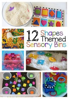 twelve different shapes and sizes of toys for toddlers to play with in their homes