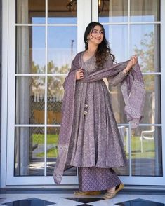 Angrakha Dress, Beautiful Anarkali, Patiyala Dress, Partywear Dresses, Palazzo Pant, Red Carpet Gowns, Silk Bottoms, Cotton Dupatta, Printed Kurti