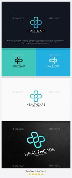 Healthcare / Hospital Logo Medical Clinic Design, Typographie Logo, Medicine Logo, Health Symbol, Clinic Logo, Healthcare Logo