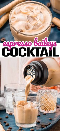 Coffee Flavored Alcoholic Drinks, Coffee With Liquor Recipes, Cold Coffee Alcoholic Drinks, Bayles Drink Recipes, Coffee With Baileys Recipe, Coffee Vodka Drinks Cocktail Recipes, Iced Coffee Cocktails, Drinks Made With Baileys, Espresso Alcoholic Drink