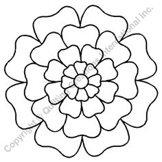 a black and white flower is shown in the shape of a large, stylized flower