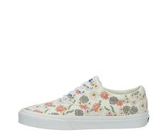 Vans Doheny Womens Sneaker Stay cool and casual in the Doheny womens Sneaker , inspired by the Vans Authentic. Featuring a breathable canvas upper , this lace-up Shoe has a cool floral design. A vulcanized midsole & signature waffle outsole cushion each step, offering elevated traction as well as style. Canvas/suede upper Lace-up closure Floral print Vulcanized midsole Waffle Rubber outsole Vans Floral Print Sneakers For Summer, Vans Floral Print Summer Sneakers, Casual Summer Sneakers With White Laces, Spring Cotton Sneakers, Spring Vans Casual Sneakers, Comfortable Vans Sneakers For Spring, Casual Spring Sneakers With White Laces, Cotton Sneakers With Floral Print For Spring, Casual Lace-up Sneakers With Floral Print