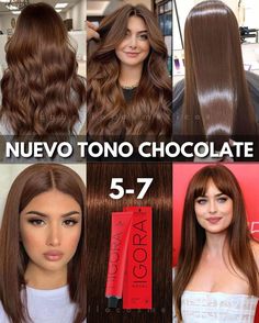 Chocolate Brown Hair Color Ideas, Rambut Brunette, Brown Hair Color Ideas, Chocolate Brown Hair Color, Brown Hair Looks, Hair Color Formulas, Brown Hair Color