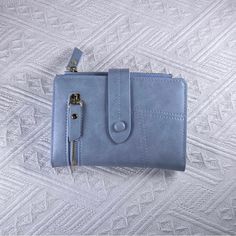 Material: This Wallet Made Of Pu Leather, It’s Durable And The Touch Feeling Is Comfortable. Size: 6.8” X 0.8” X 4.0”, Weight: 129g(5.5oz), 8 Card Slots, 4 Slip Pockets, 1 Full-Length Bill Compartments, 1 Zip Pocket, 2 Id Window. Simple And Durable Stylish Wallet No Matter For Women, Girls, Ladies. Perfect For Daily Use And Easy Matches With Any Style Wearing. Perfect Gifts: This Wallet Makes Great Gift Idea For The Ones You Love,Excellent For Yourself Or Presenting As A Gift For Her On Birthday Trendy Blue Card Holder With Card Slots, Blue Rfid Blocking Bags, Blue Coin Purse With Zipper For Daily Use, Everyday Blue Wallet With Zipper Closure, Blue Zipper Closure Coin Purse For Daily Use, Trendy Blue Wallet With Zipper Closure, Trendy Blue Wallets With Zipper Closure, Blue Wallet With Zipper Closure For Daily Use, Versatile Blue Wallets With Card Slots