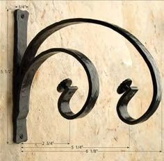 an image of a wrought iron door handle