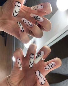 Anime Nails, Spider Webs, Soft Nails, Fire Nails, Dope Nails