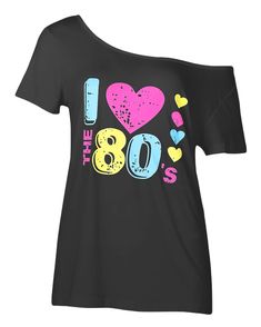 PRICES MAY VARY. Lightweight, Classic fit, Casual off the shoulder t shirts for 80s party ! Soft loose comfy tops for every day wear! Machine wash cold with like colors 80s costume 80s clothing for women 80s clothing for women 80s shirt 80s t shirt Great tee shirt to a 80s party halloween costume or outfit for women ! 80s Costumes, 80s Costume, Off The Shoulder Tops, Shoulder Tops, The 80's, Off The Shoulder, Dress Up, I Love, Fish