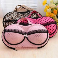 Keep Your Bras Protected & Organized When Traveling! 
Six Styles
Keep your bras organized on the go and forget about smashing, crushing, or reshaping your wires with our Bra And Lingerie Travel Bag! 

This adds a perfectly shaped protective layer around your bras, delicate lingeries, or even makeups!
FEATURES:

 	

 	High Quality - Uses premium EVA foam to protect your bras. EVA foam is semi-rigid, which makes it light but durable & still easy to pack in any travel bag. It perfectly protects your delicate intimates from damage & tears. The EVA case is resistant to spills from liquids & chemicals. it also protects your bras from damage by makeup & toiletries that could spill in your bag.




 	

 	Easy to Use - Comes with a handle on top and zipper for easy access.




 	

 	Stylish and Pra Lingerie Storage, Travel Bra, Bra Organization, Bra Storage, Bra Bags, Pants Rack, Delicate Lingerie, New Bra, Travel Organizer