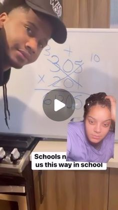 a young woman is standing in front of a whiteboard with the words school news on it