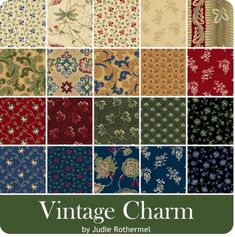 an image of vintage charm fabrics