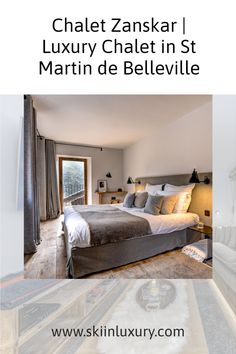 Luxury Ski Chalet in Saint Martin de Belleville with luxury bedroom. Holiday With Friends, Skiing Holiday