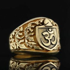 "❥ All of our cargoes are sent by express shipment. Cargoes can be delivered to Europe within 1-2 days after product preparation, to USA and Canada within 2-4 days, to Australia, Asian- Othe American countries and other regions within 3-5 days. Silver Hinduism Ring, Sterling Silver OM ring, Buddha Ring, Hindu Ring, Boho Ring, Spritual Ring You can have these precious ring models designed with religious symbols for you and for your loved ones. Whether to show your style or simply use them as a sy Spiritual Engraved Ring With Polished Finish As A Gift, Spiritual White Gold Engraved Ring With Polished Finish, Spiritual Engraved Ring For Anniversary With Polished Finish, Spiritual Ceremonial Rings With Polished Finish, Spiritual Carved Gold Ring, Spiritual Gold Carved Rings, Spiritual Carved Rings As Gift, Handmade Symbolic Yellow Gold Rings, Symbolic Carved Round Ring