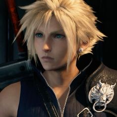 Cloud Strife Ff7, Final Fantasy Cloud Strife, Final Fantasy Cloud, Fictional Men, Final Fantasy Vii Remake, Cloud Strife, Indie Games, Fantasy Creatures