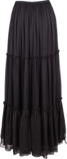 Long Silk Skirt, Silk Skirt, Silk, Skirt, Clothes, Black