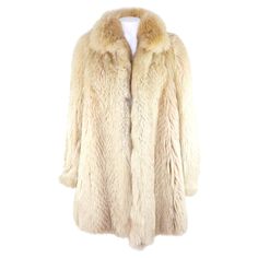 Fendi vintage fur coat, beige color. Size 44 IT. Condition: Good, note: 1 missing button. Vintage Fur Coat, Good Note, Ideal Closet, Fendi Vintage, Kimono Vintage, Vintage Fox, Fur Coat Vintage, Vintage Fendi, Fox Fur Coat