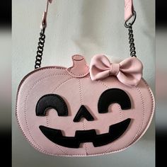 Bnwt Tiktok Viral Halloween Pink Pumpkin Crossbody Purse Smoke And Pet Free Environment 1 Exterior Zippered Pocket Tags: Disney Pink Pumpkin Jack O Lantern Glow In The Dark Bioworld Loungefly Stitch Mickey Mickey Mouse Minnie Mouse Ghost Halloween Purse Bag Backpack Crossbody Purse Crossbody Bags Halloween Purse Halloween Bags Fun Pink Party Bags, Halloween Purse, Pocket Tags, Pumpkin Jack O Lantern, Halloween Pink, Pink Pumpkin, Pumpkin Jack, Tiktok Viral, Mickey Mouse Minnie Mouse