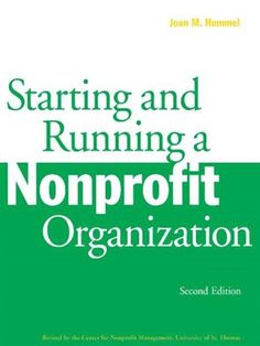 starting and running a nonproit organization