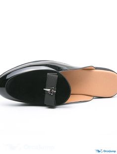 OrcaJump - Mens PU Leather Clogs and Mules for Casual British Daily Party & Evening Wear - Blue/Black - Spring/Summer Comfort Shoes Black Formal Clogs With Leather Sole, Black Leather Sole Clogs For Formal Wear, Black Leather Sole Clogs For Formal Occasions, Black Clogs With Leather Sole For Formal Wear, Formal Black Slip-on Clogs, Black Clogs With Leather Sole For Business, Black Leather Sole Clogs For Business, Formal Summer Clogs With Round Toe, Formal Black Round Toe Clogs