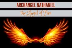 the angel of fire is shown in this book cover for michael nathan's novel