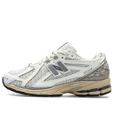 New Balance 1906R 'Sea Salt Marblehead' M1906RP - KICKS CREW Classic Beige New Balance Sneakers, Classic Cream Sneakers, Classic Beige Sneakers, New Balance 1906r, New Balance White, Retro Light, Modern Tech, Marathon Running Shoes, Aesthetic Shoes