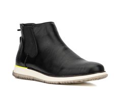 The Parker Chelsea boot is a classic with a twist. Smart casual dress without the seriousness, this boot is the ultimate hybrid worker. Poly Leather upper, Easy slip on entry, Elastic gore panels, Almond Toe, Flat Sole, Thermoplastic Rubber (TPR) outsole | Men's New York and Company Parker Boot Chelsea Dress Boot in Black Size 13 Dress Boots Black, Chelsea Dress, Dress Boot, Chelsea Boots Mens, Smart Casual Dress, Mens Dress Boots, Casual Dress Shoes, Dress Boots, New York And Company