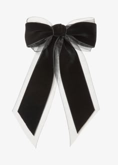 black Black Hair Bow, Unique Hair Bows, Sewing Corner, Velvet Hair Bow, Black Hair Bows, Hair Bow Clips, Luxury Hair Accessories, Tail Hair