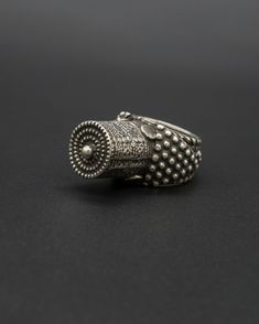 This vintage silver Yemini ring is meticulously hand-textured and oxidized to perfection. Every detail has been expertly crafted to achieve a bold and daring look. Embrace the artistry of this ring. This item will ship directly from Bali via DHL delivery. Please allow up to 15 business days to arrive. Yemen Jewelry, Mala Bracelet, Mala Necklace, Yemen, Happy Monday, Healing Stones, Ring Necklace, Vintage Silver, Womens Bracelets