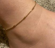 Gold Anklet Ankle Bracelet Ball Style Starfish Anklets, Butterfly Anklet, Beautiful Sunny Day, Crystal Anklet, Preppy Jewelry, Gold Anklet, Classy Jewelry, Beaded Anklets, Unique Jewelry Designs