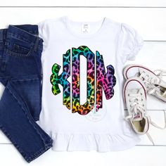 Fun Multicolor Cotton Shirt, Cute Multicolor T-shirt With Name Print, Fun Multicolor Tops With Name Print, Cute Multicolor Printed Shirt, Fun Multicolor Shirt With Name Print, Fun Multicolor Tops With Custom Print, Multicolor Custom Print Shirt For Spring, Spring Multicolor Shirt With Letter Print, Cute Multicolor Printed T-shirt