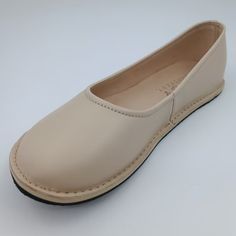 Barefoot Flats Shoes Women, Extra Wide Comfy Minimalist Leather Ballet Shoe, Zero Drop Rubber Sole Slip On, Narrow Heel Wide Toe Box, Beige - Etsy Beige Closed Toe Leather Shoes With Leather Footbed, Beige Leather Closed Toe Shoes With Leather Footbed, Comfortable Beige Leather Shoes With Rubber Sole, Comfortable Leather Ballet Flats With Rubber Sole, Comfortable Beige Leather Shoes, Everyday Closed Toe Leather Shoes, Everyday Beige Leather Flats, Beige Flat Leather Shoes With Stitched Sole, Everyday Leather Shoes With Rubber Sole