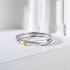 Confidently declare your love for her with this charming wedding band. Buffed to a brilliant luster, this wedding ring symbolizes your vow to honor and cherish her.Weight: 1.64 gWidth: 2.5 mmMaterial: 925 SilverPlating Color: Silver, Yellow Gold Dainty Stackable Wedding Rings With Thick Band, Wedding Stackable Rings With Thick Band, Minimalist Promise Band, Elegant Thick Band Couple Rings For Gift, Simple White Gold Jewelry For Promise, White Gold Simple Design Promise Jewelry, Adjustable White Gold Bands For Promise Ring, White Gold Thick Band Stackable Rings For Wedding, Elegant Stackable Wedding Rings With Thick Band