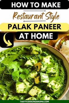 Classic Palak Paneer Curry with a Twist