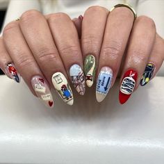 London Nails Designs, Nail Designs Aesthetic, Ny Nails, Birthday Nail, Nail Business, Mediterranean Summer, Hello Nails, London Nails