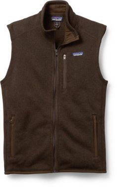 Patagonia Men's Better Sweater Vest Logwood Brown M Casual Hiking Vest With Fleece Lining, Casual Midweight Sleeveless Vest, Casual Sleeveless Midweight Vest, Casual Fleece Vest For Outdoor Activities, Casual Fleece Vest For Outdoor, Casual Outdoor Fleece Vest, Casual Midweight Vest For Outdoor Activities, Casual Midweight Vest For Outdoor, Casual Fleece Vest With Pockets