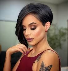 50 Newest Ways to Wear an Asymmetrical Haircut in 2022 - Hair Adviser Asymetrical Haircut, Side Haircut, Long Asymmetrical Bob, Long Pixie Hairstyles, Asymmetrical Pixie