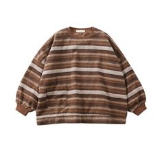 Machine wash and hang dry for optimal quality. Sizes usually run smaller than USA sizing, we recommend to size up once for correct sizing. Contact us for additional concerns. Fall Outfit Men, Vintage Striped Sweater, Tie Dye Jackets, Woolen Sweater, Brown Sweatshirt, Waffle Sweater, Lazy Style, Denim Shirt With Jeans, Woolen Sweaters