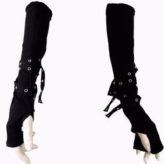 This price is for a pair of gloves only, others are not included.   	 		 			Size 			Free Size 		 		 			Length 			38 		 		 			Width 			9.5 Goth Accessories Gloves & Mittens, Goth Tie Clip, Womens Assasin Costume, Gothic Crochet Gloves & Mittens, Black Metal Costume, Killstar Accessories, Steampunk Arm, Black Arm Sleeve, Long Fingerless Gloves