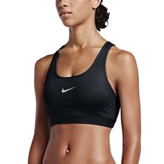 Nike Women's Pro Classic Padded Sports Bra Sz L In Black/White Nwt Nike Sports Bras, Nike Bra, Sport Nike, Oufits Casual, Sport Bras, Nike Pro Women, Medium Support Sports Bra, Nike Classic, Nike Sports Bra