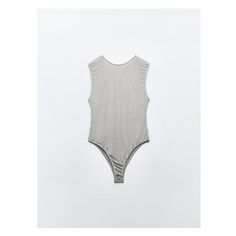 Round neck sleeveless bodysuit. Open back. Matching shiny detail. Bottom snap button closure. Summer Night Out Second-skin Bodysuit, Chic Second-skin Bodysuit For Summer, Summer Sleeveless Second-skin Bodysuit, Chic One-piece Bodysuit By Zara, Chic Zara One-piece Bodysuit, Zara Stretch Bodysuit For Spring, Chic Sleeveless Bodysuit With Lined Body, Chic Sleeveless Lined Bodysuit, Trendy Sleeveless Zara Bodysuit