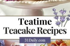 tea time teacake recipes with the title overlay