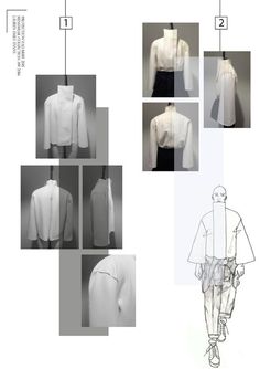 the instructions for how to wear a white shirt