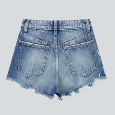 Make a statement with our wide-leg distressed denim shorts from the 2023 Summer Collection! Crafted with ageless quality and modern design. these shorts merge alternative-trend with mid-waist zipper and button closure. making them the perfect accompaniment for your next night out.Why These Shorts Should Be Your Next PurchaseInspired by the rebellious mode of the season. these shorts are designed to make an impression. The ripped detail adds a layer of edge. while the wide-leg fit ensures you look as fashionable as ever.Standout Features: Grunge-Style: Combining the everlasting allure of denim with the latest fashion styles of 2023. these shorts promise to keep you ahead of the fashion parade. Distressed Detail: The ripped detail adds a layer of edge. making them the ultimate statement piec Denim Decor, Oversized Denim Jacket, Street Style Trends, Jeans For Short Women, Distressed Denim Shorts, High Waisted Shorts Denim, Dressy Outfits, Denim Shorts Women, Denim Design